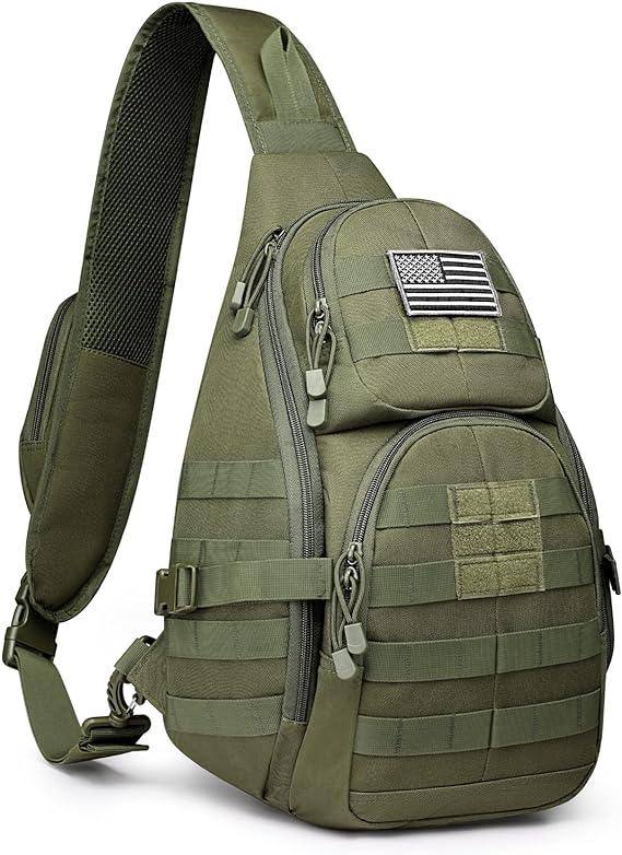 MOLLE Tactical Crossbody Sling Bag – Durable & Mission-Ready
