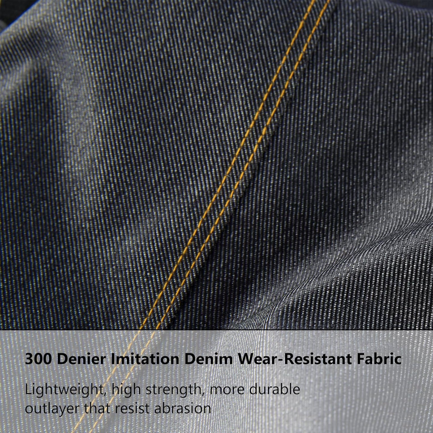 BASSDASH Men’s Denim Breathable Chest Waders Waterproof Durable Lightweight Stocking Foot for Fishing Hunting ATV Riding