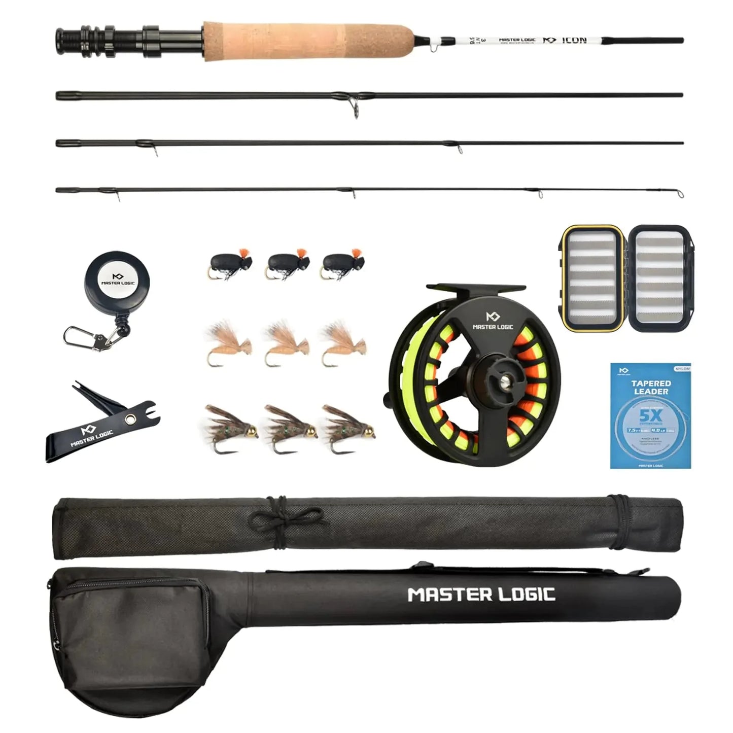 Fly Fishing Rod Reel Combos Starter Kit Fly Fishing Complete Starter Package