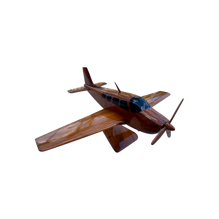 A-36 ( A36 ) Bonanza Mahogany Wood Desktop Airplane Model