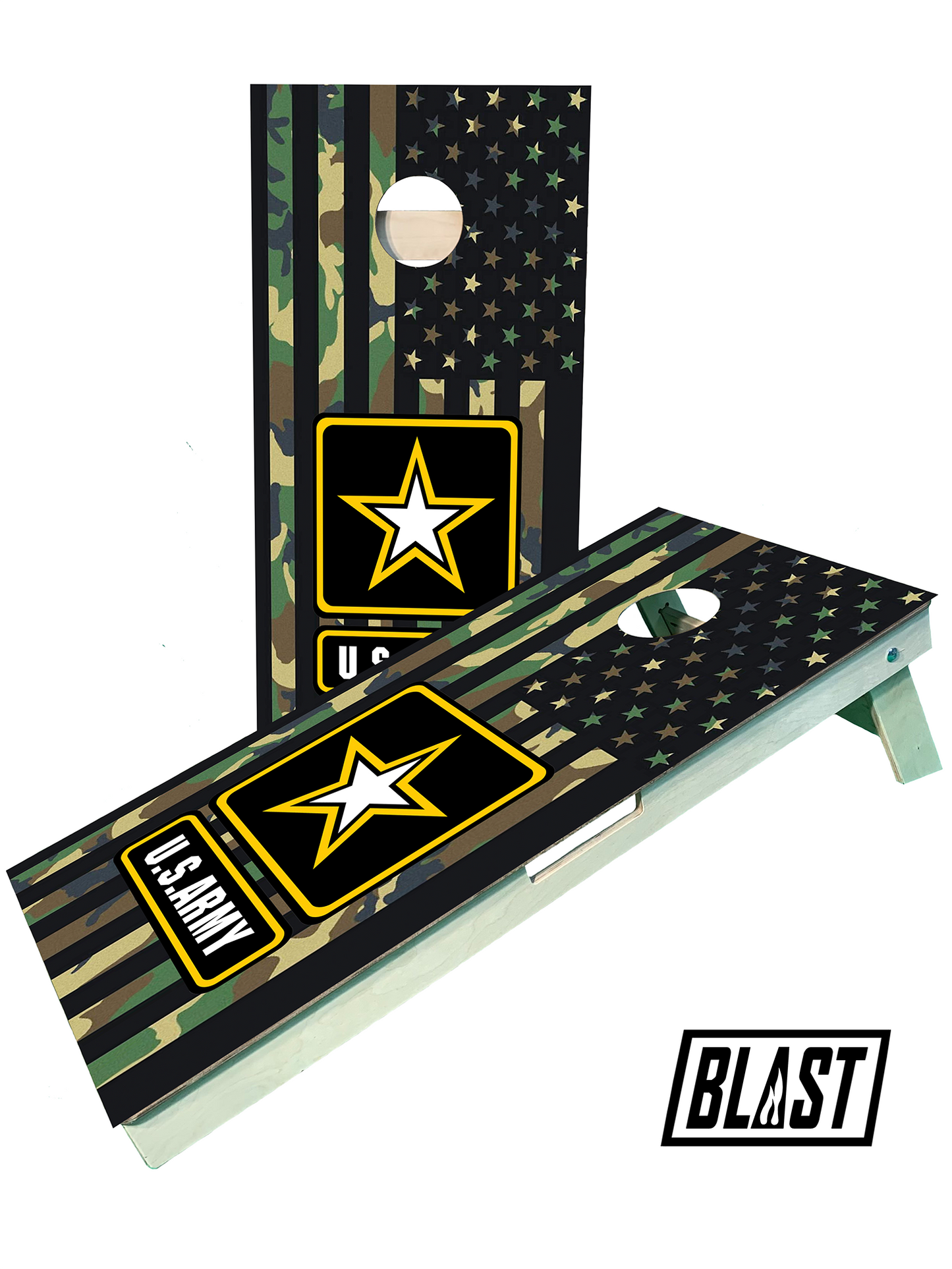 Army Flag Military Cornhole Set