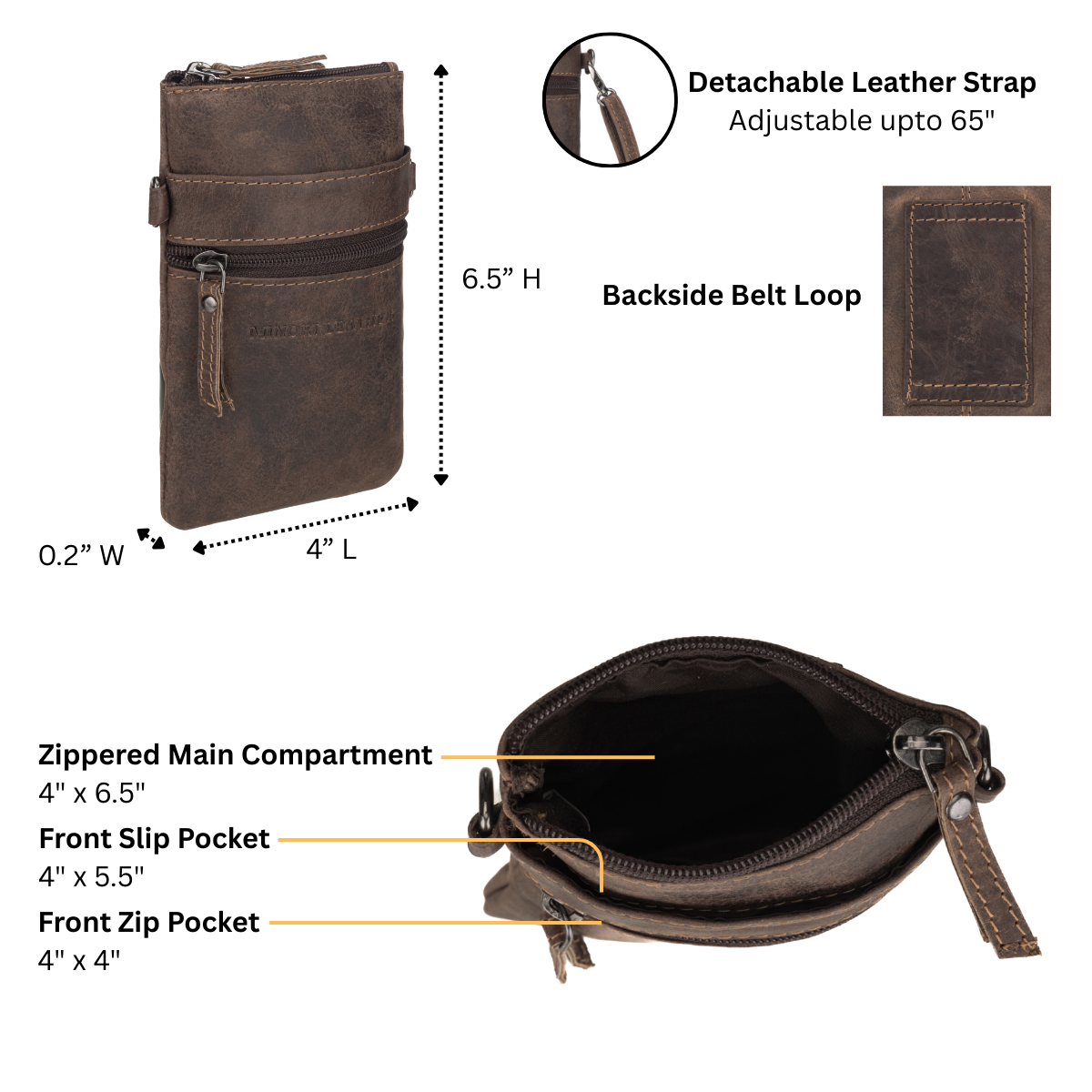 Ashford Sling Bag Brown