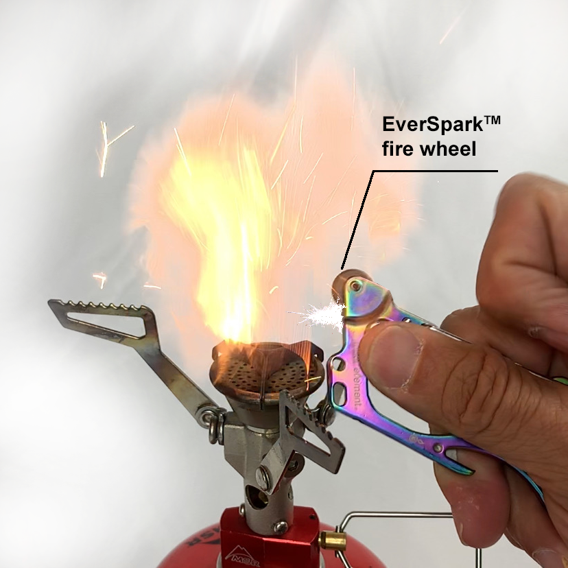 Firebiner: Fire-starting Multitool Carabiner