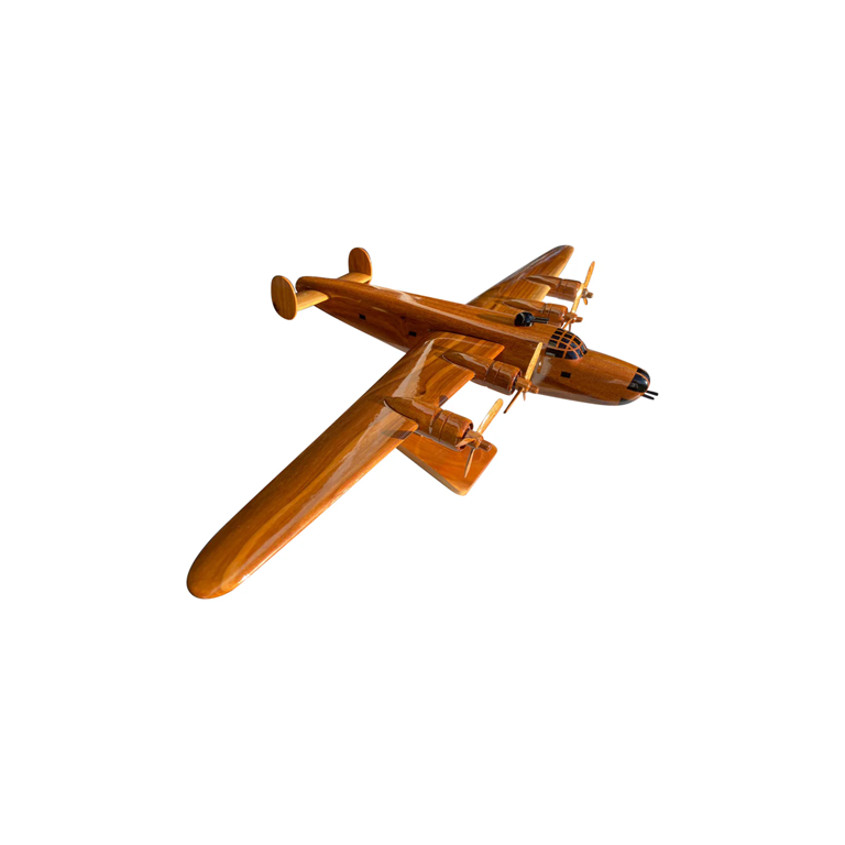 B-24 ( B24 ) Liberator Mahogany Wood Desktop Airplane Model