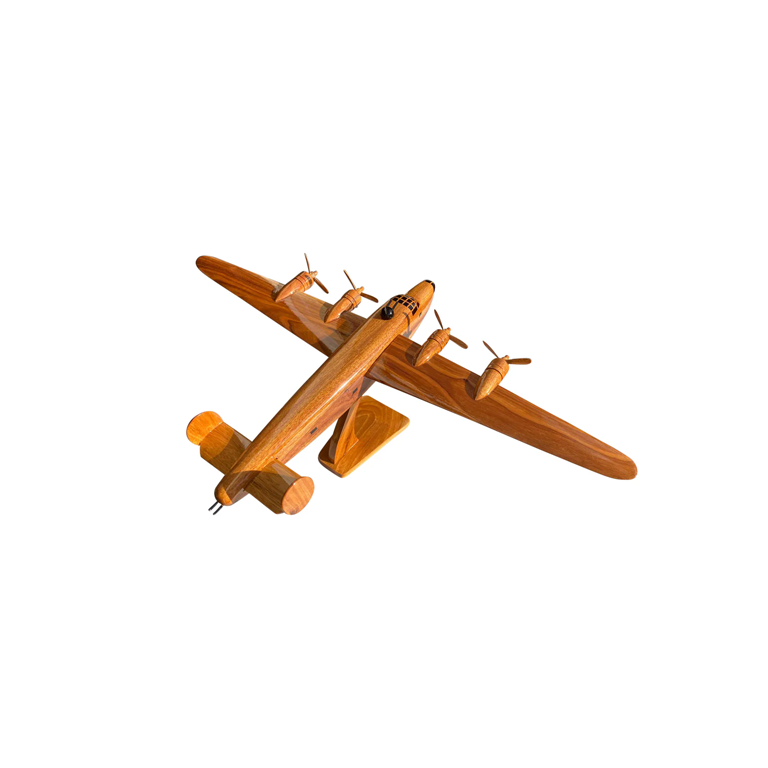 B-24 ( B24 ) Liberator Mahogany Wood Desktop Airplane Model