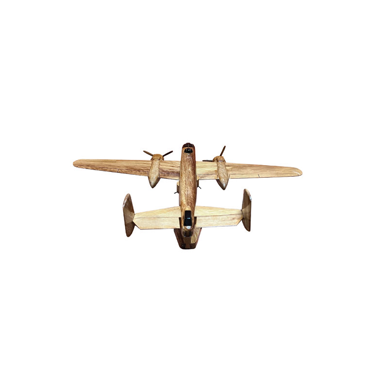 B-25 ( B25 ) Mitchell Mahogany Wood Desktop Aircraft Model