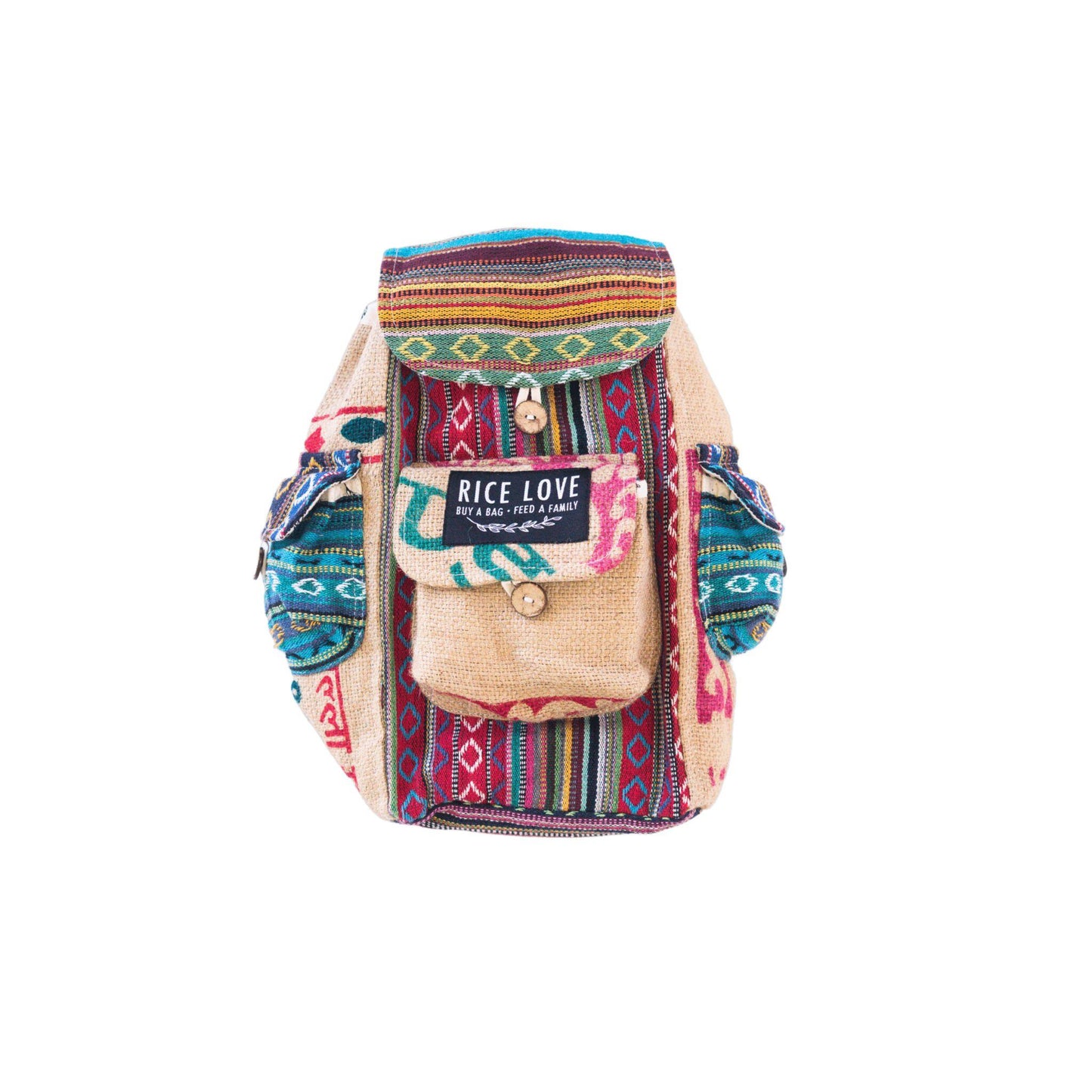 Mini Recycled Travel Backpack Jaipur