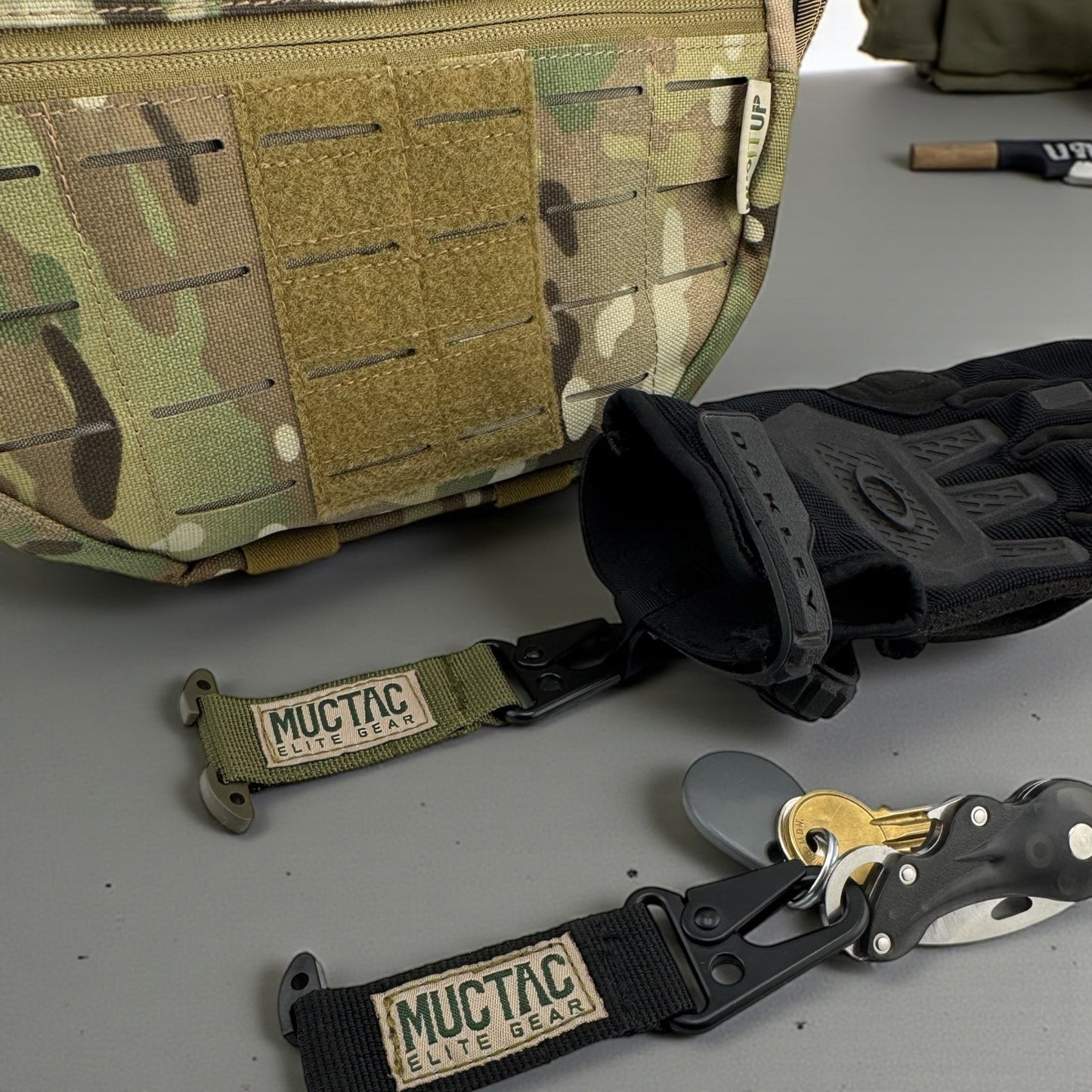 MUCITUP MUCTAC MOLLE Keychain Clip – Fits All True-Fit MOLLE Rigs & Duty Belts