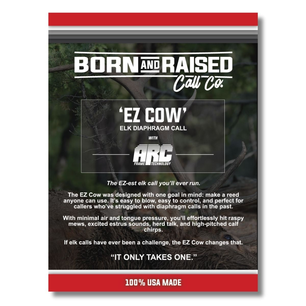 EZ Cow - Elk Diaphragm Call