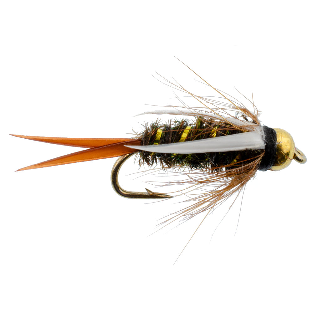 Essential 28 Fly Assortment Gift Set with Clear Fly Box – Perfect for Beginner or Advanced Fly Fishers (2 of Each Top Trout Pattern)