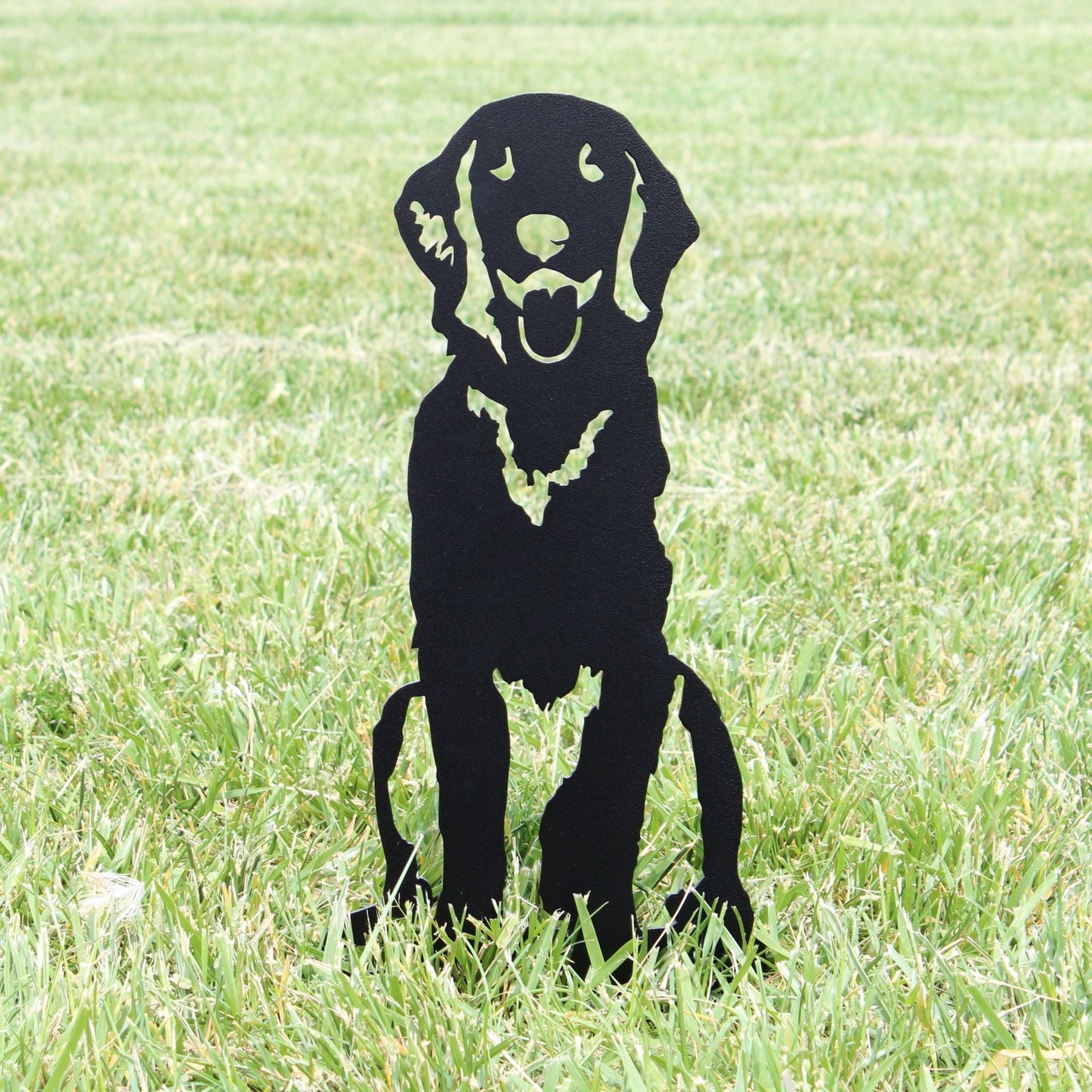 Flat-Coated Retriever Metal Art – Handmade Dog Silhouette
