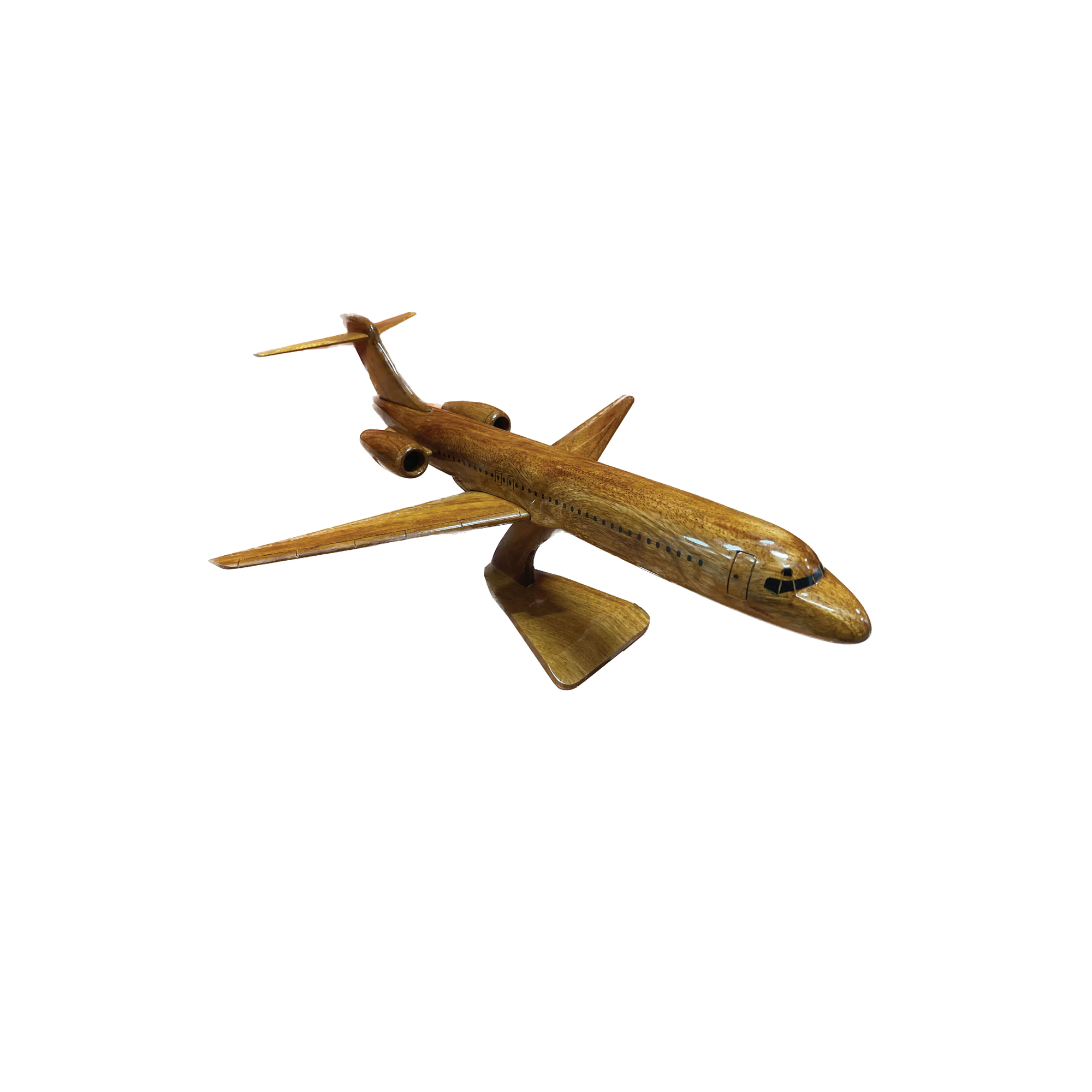 Boeing 717 Mahogany Wood Desktop Airplane Model – SCY-Dist.com
