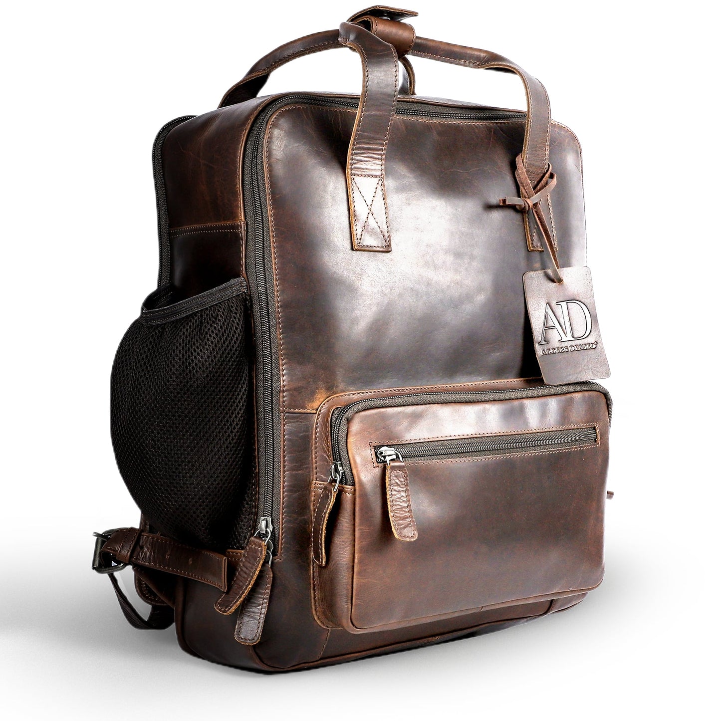 Genuine Leather Laptop Backpack