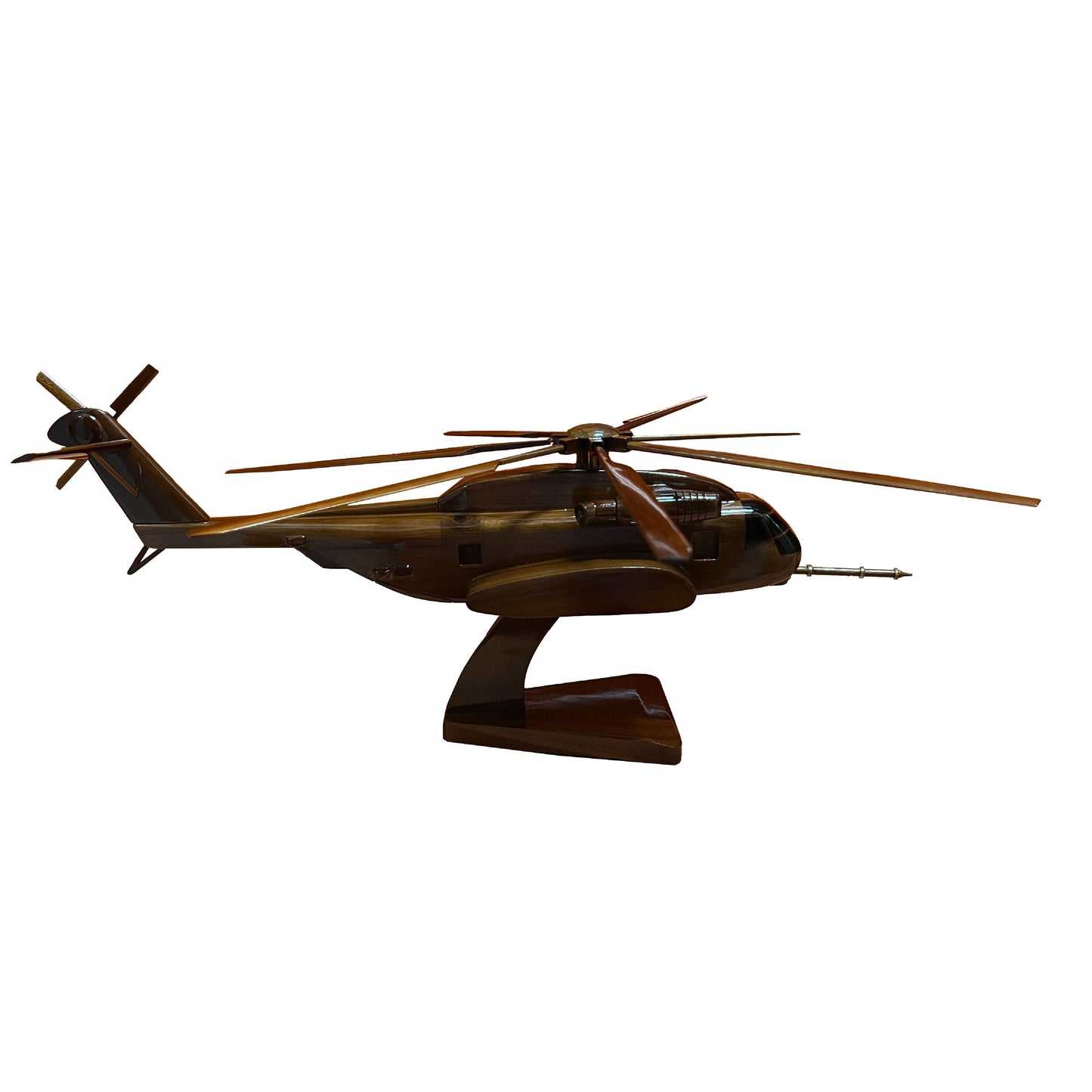 CH-53K ( CH53K ) Sea Stallion Mahogany Wood Desktop Helicopter Model