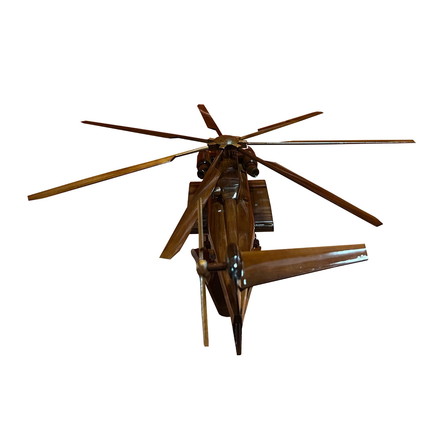 CH-53K ( CH53K ) Sea Stallion Mahogany Wood Desktop Helicopter Model