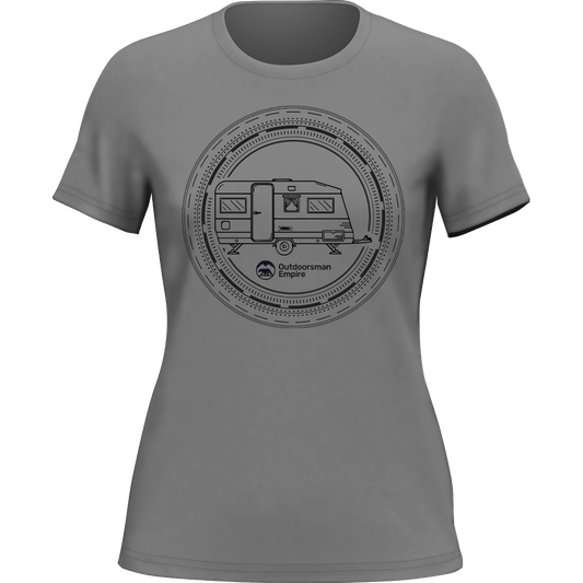Camping Kaleidoscope T-Shirt for Women