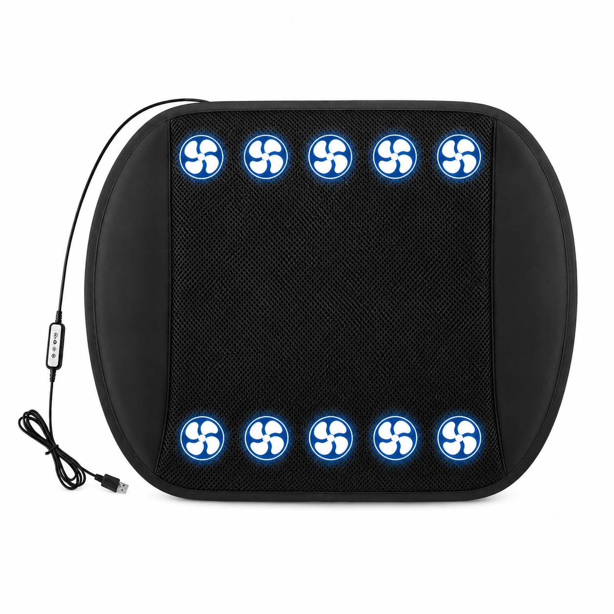 LITEGUEST Ventilated Cooling Seat Cushion | USB Air Cooling Seat