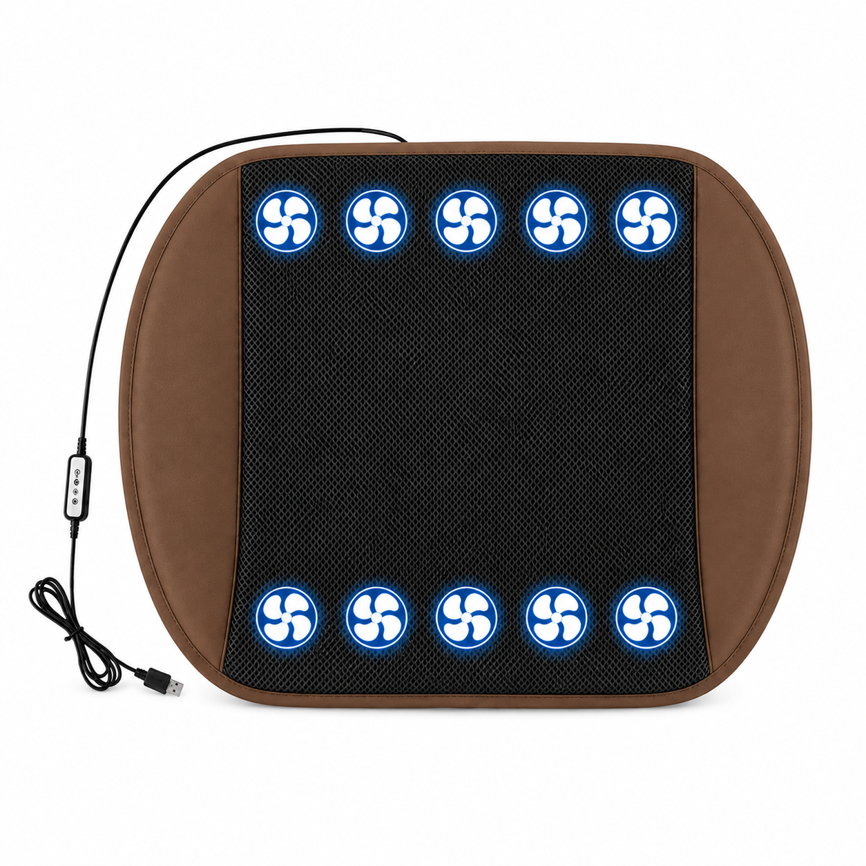 LITEGUEST Ventilated Cooling Seat Cushion | USB Air Cooling Seat