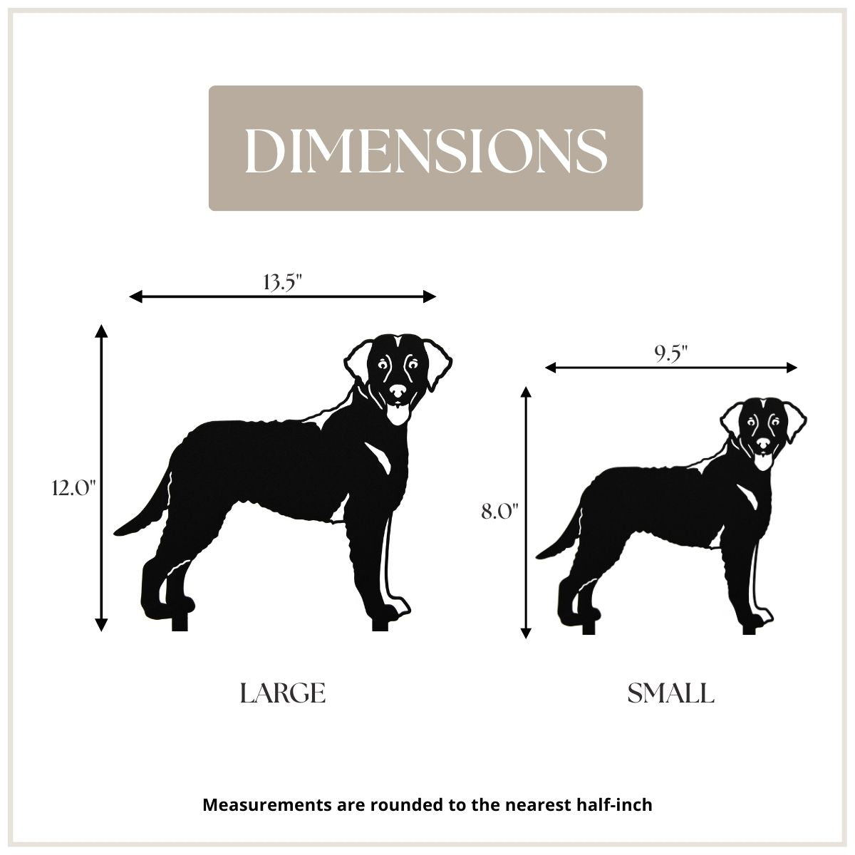 Chesapeake Bay Retriever Metal Art – Handmade Steel Dog Silhouette