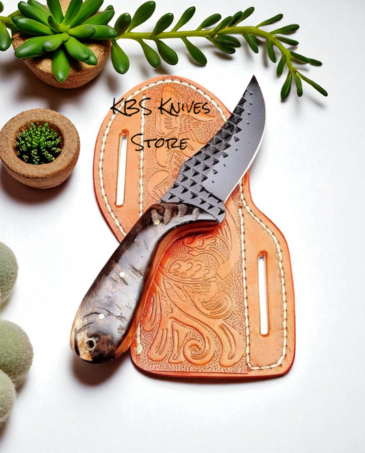 Cowboy Daily Carry Knife – 7.5" Rasp Steel w/ Sheath