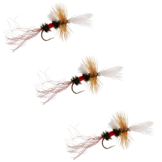 3 Pack Royal Wulff Cripple Mayfly - Caddis Emerger Hook Size 20
