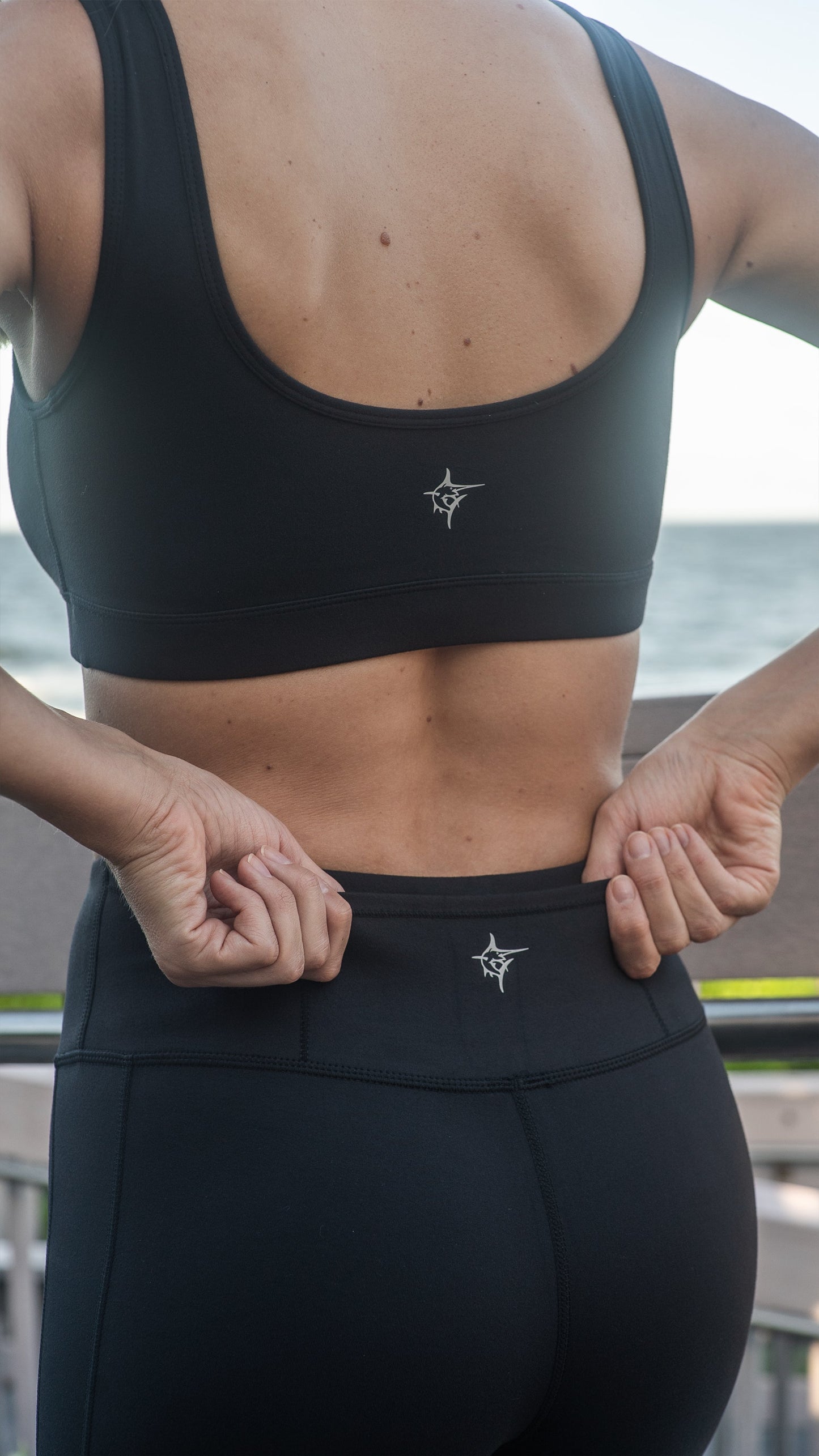 Open Back Sports Bra