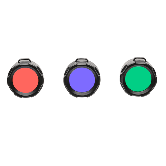 37mm Filter Cover Kit - Fits Powertac Warrior Gen4/Gen5 & FlexBeam Models
