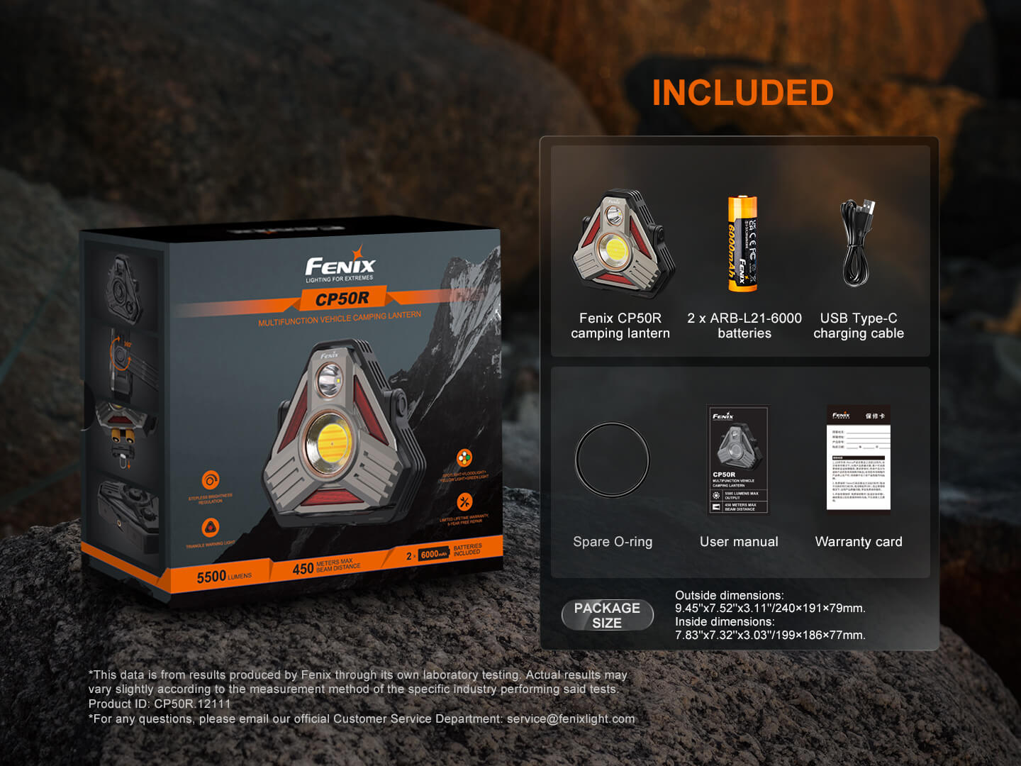 Fenix CP50R Road Hazard Camping Lantern