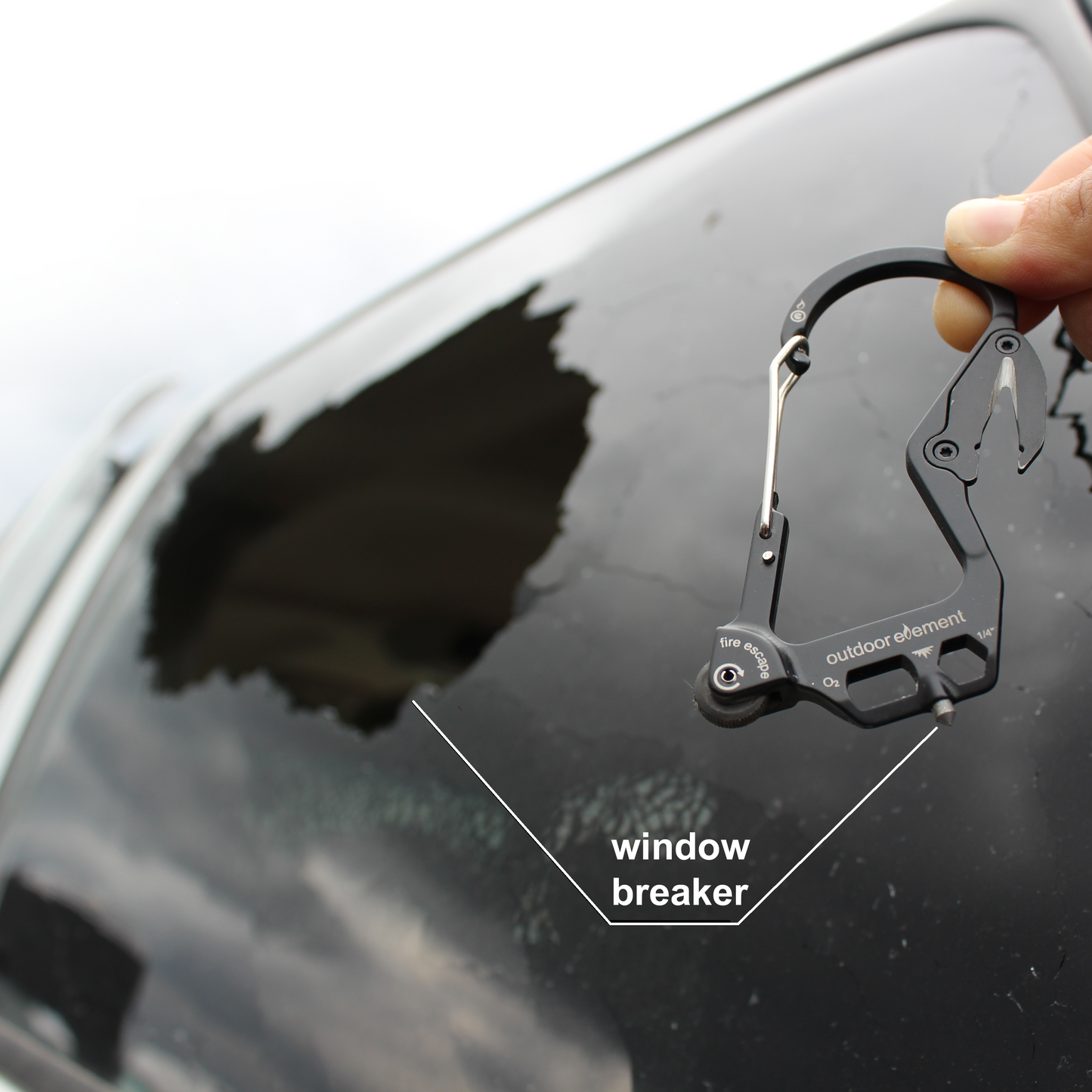 Fire Escape: Fire-Starting Multitool Carabiner