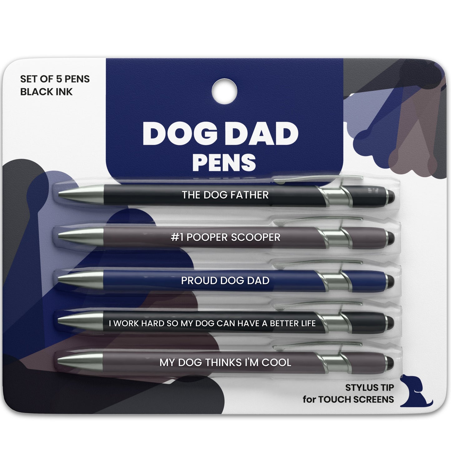 Dog-Themed Stylus Pen Sets & Refills
