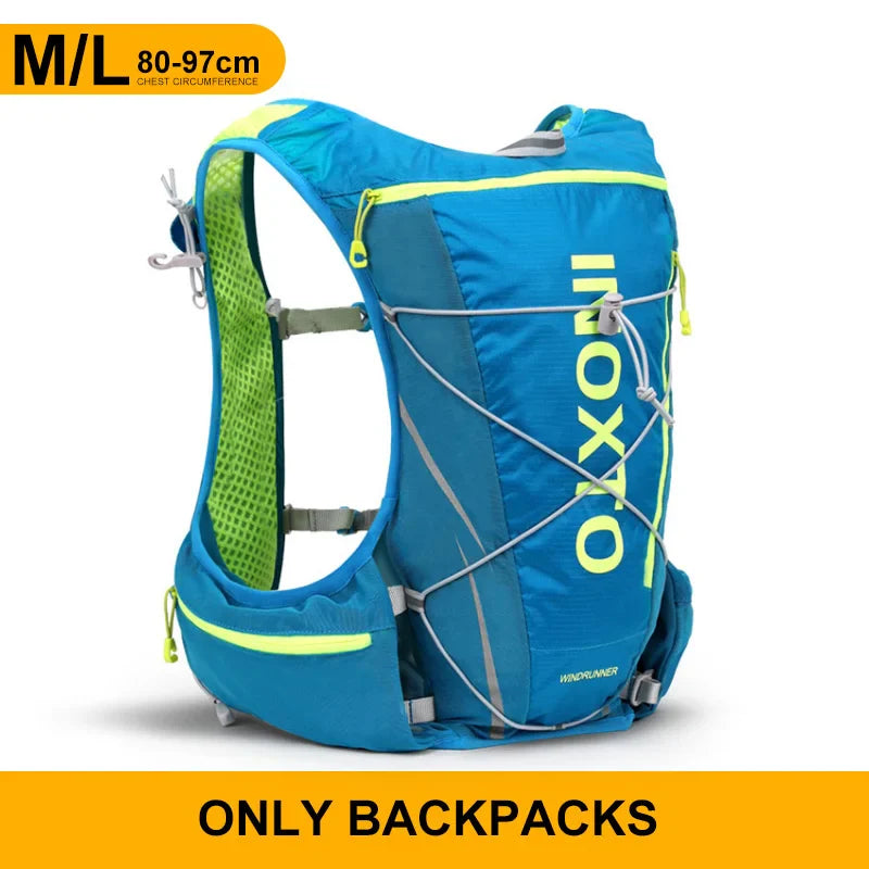 8L Hydration Vest Backpack with 1.5L Water Bag & 500ml Bottle