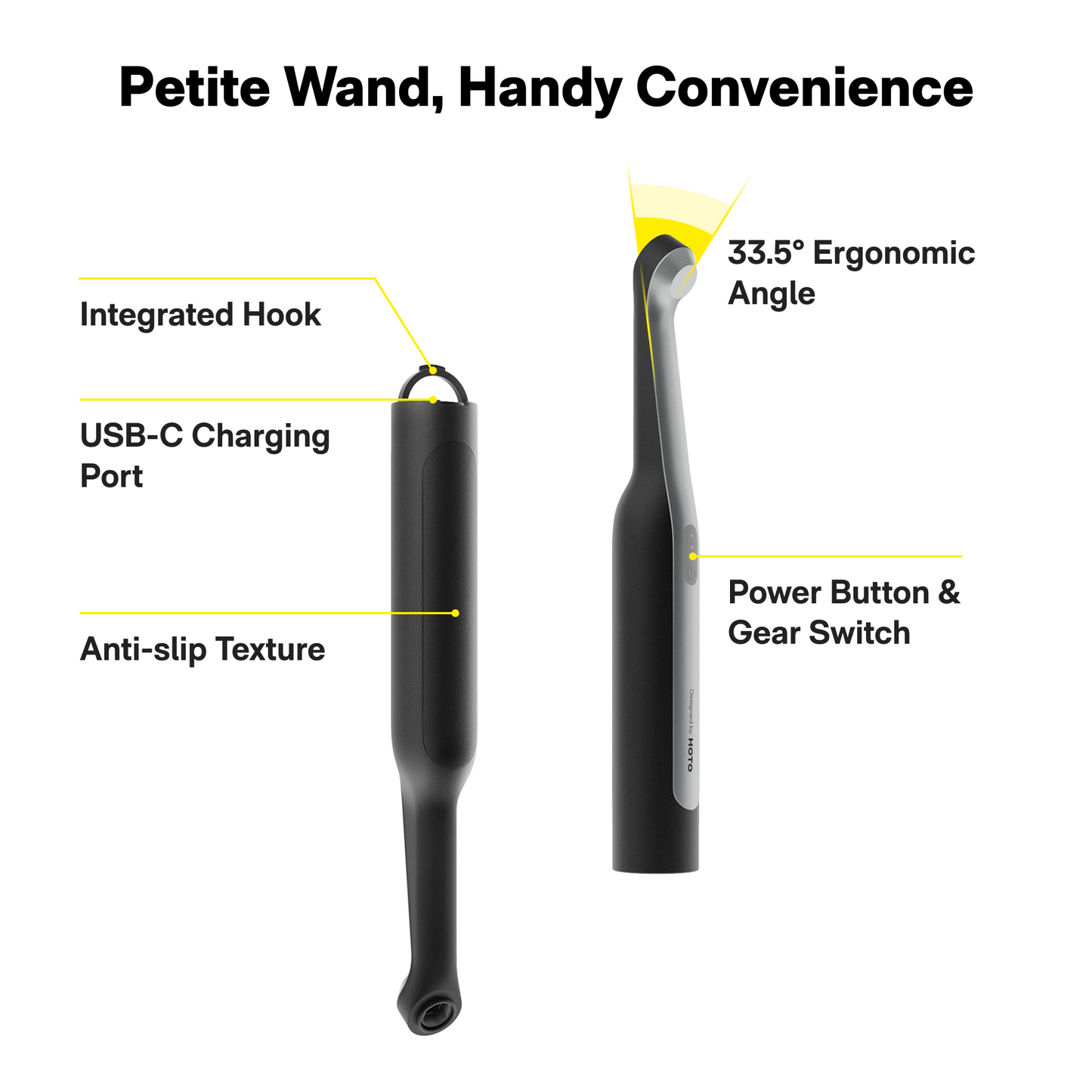 HOTO Wand™ Cordless Spin Scrubber