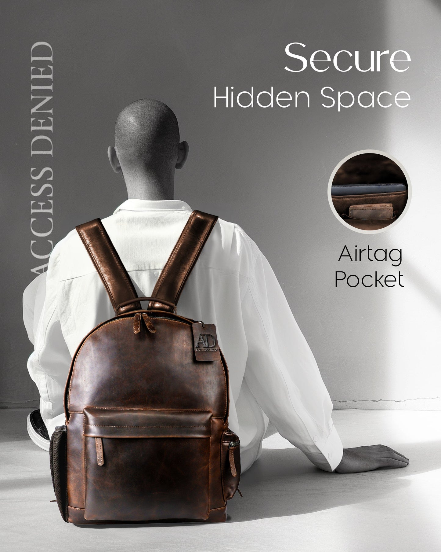 Genuine Leather Backpack