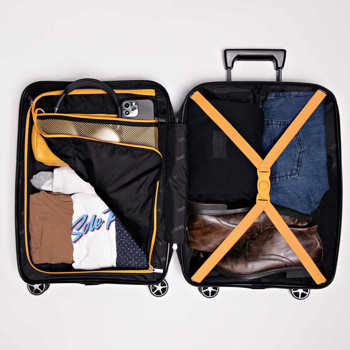 28-inch Black Hardcase Roller Luggage