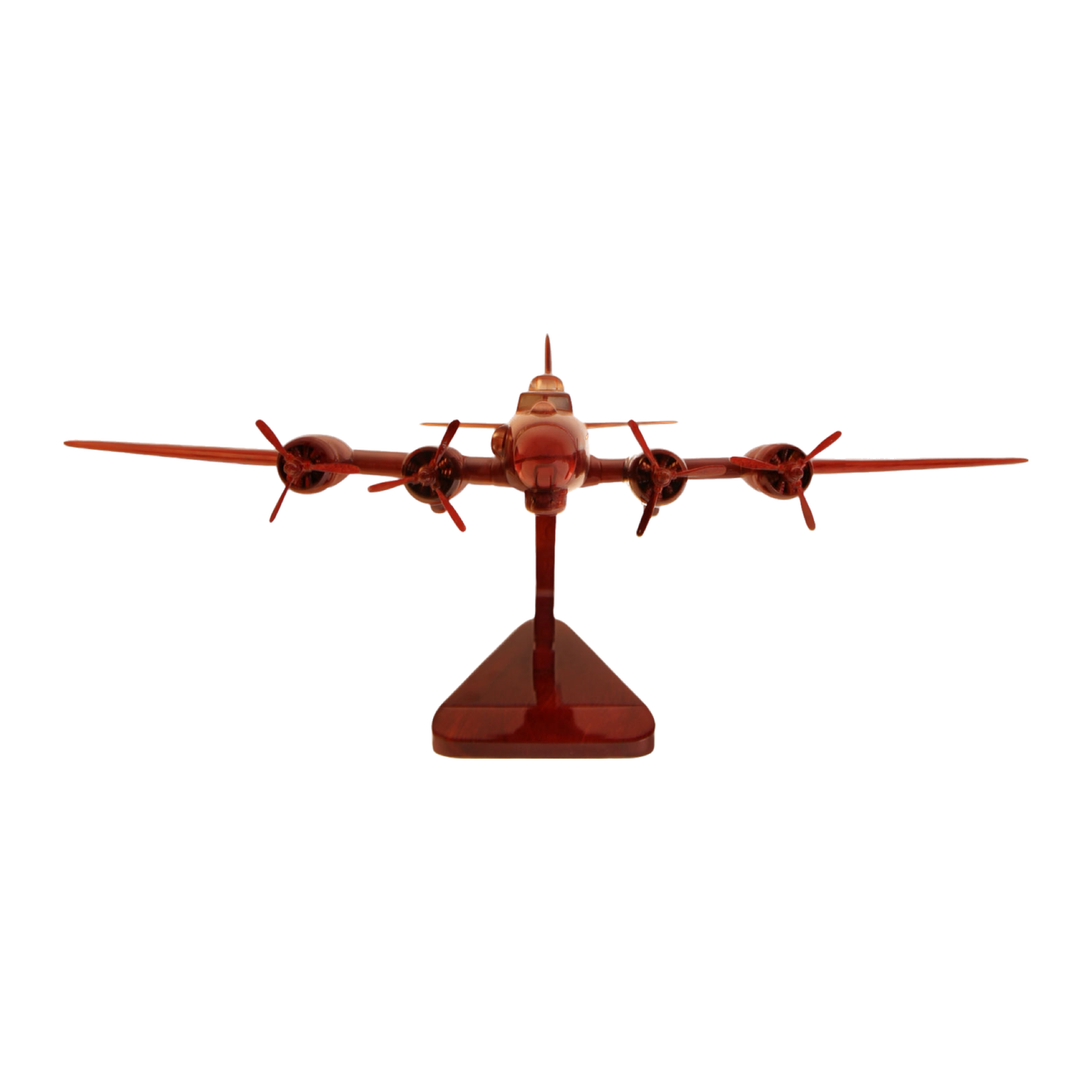 B-17 ( B17 ) Flying fortress Mahogany Wood Desktop Airplane Model
