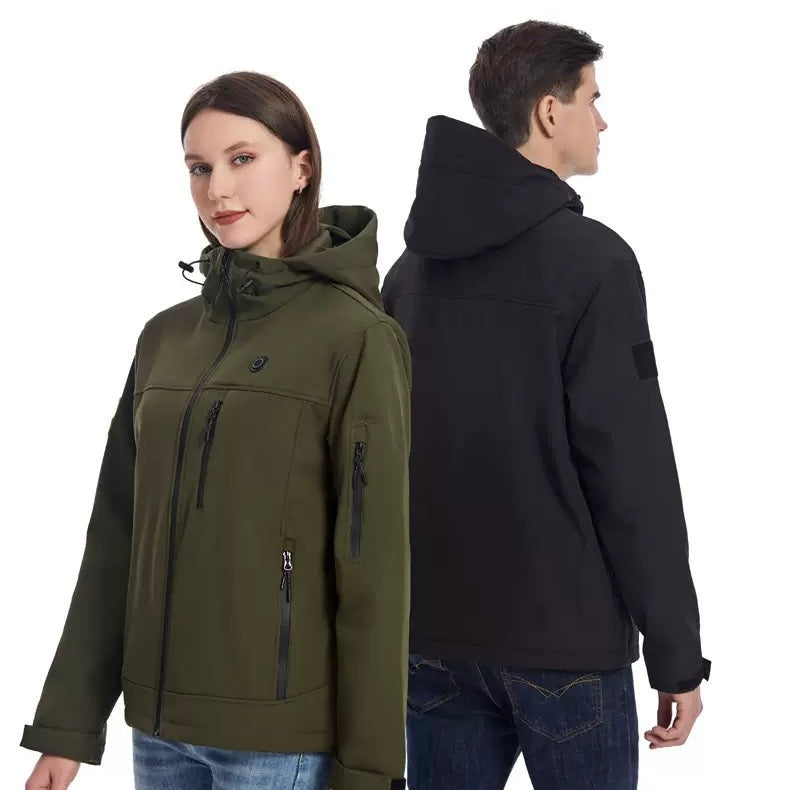 LITEGUEST 10-Zone Softshell Heated Jacket – USB Winter Jacket