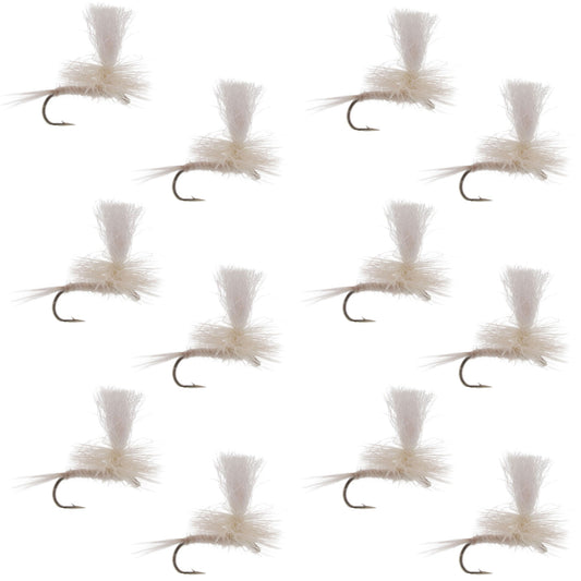 Parachute Light Cahill Classic Trout Dry Fly Fishing Fly - 1 Dozen Hook Size 16