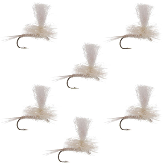 Parachute Light Cahill Classic Trout Dry Fly Fishing Fly - 6 Flies Hook Size 14
