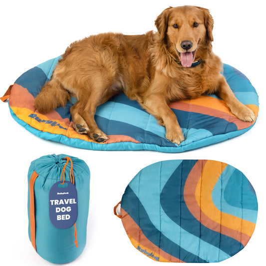 Travel Dog Bed – Foldable, Lightweight, Water Resistant Mat