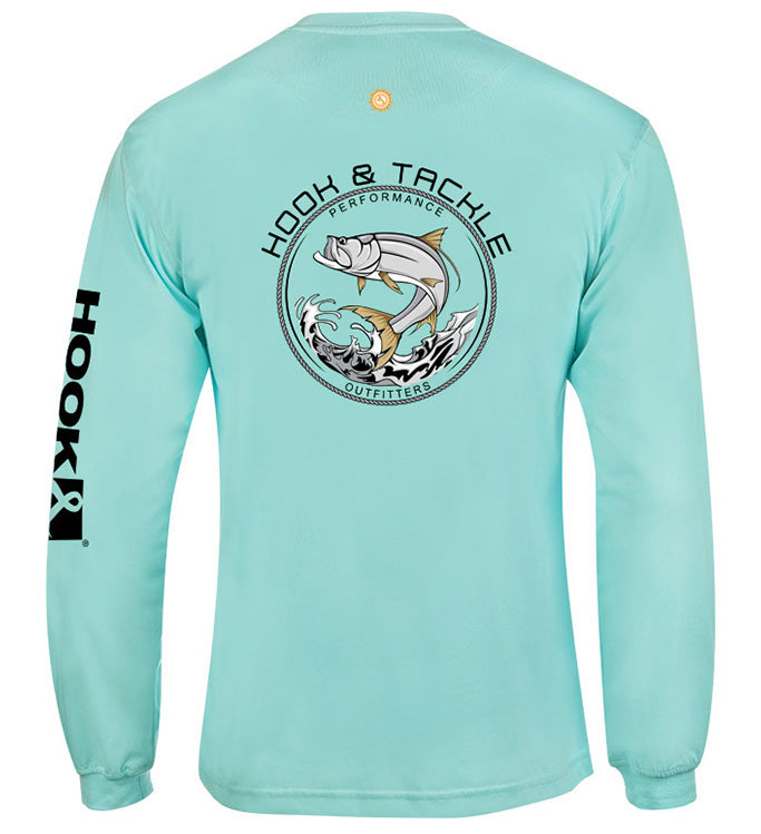Men's Tarpon Leap Thrust L/S UV Fishing T-Shirt