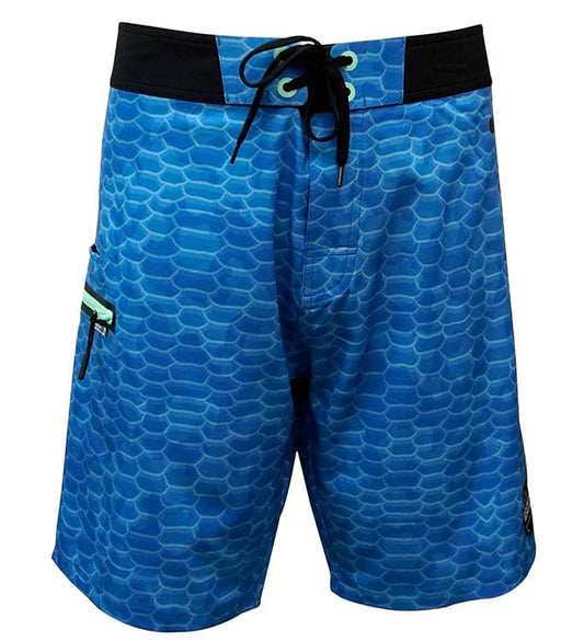 Men's Fish Scales Stretch Fishing Boardshort