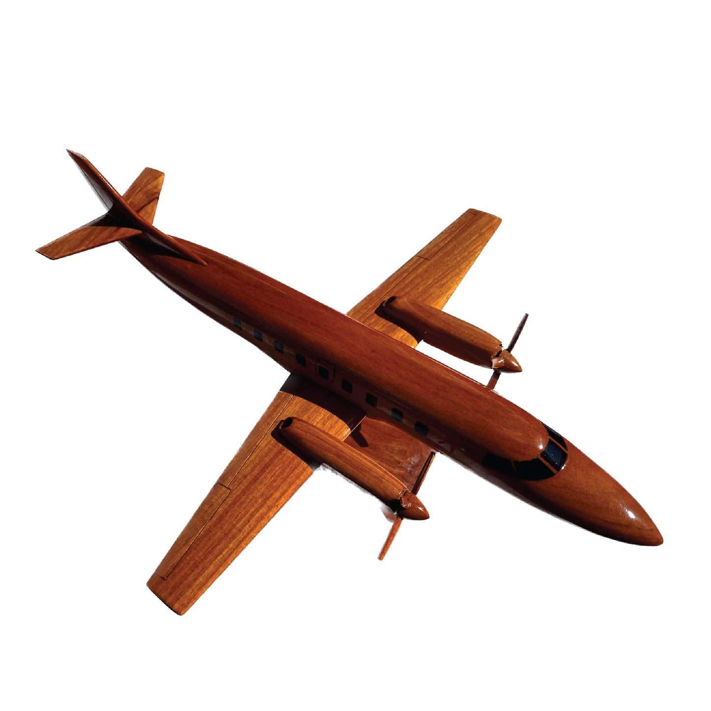 SW4 Metroliner Mahogany Wood Desktop Airplanes Model
