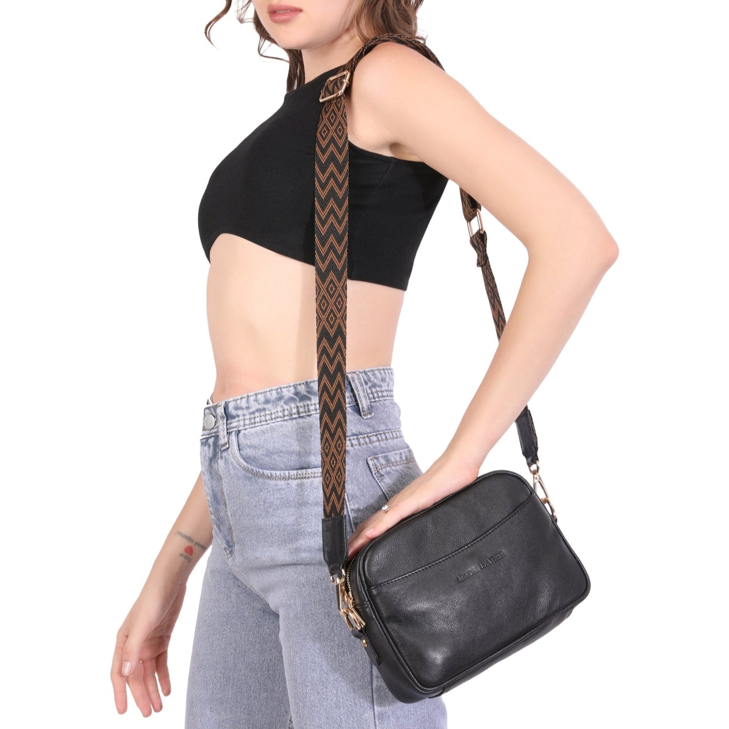 Evelyn Crossbody Bag Black
