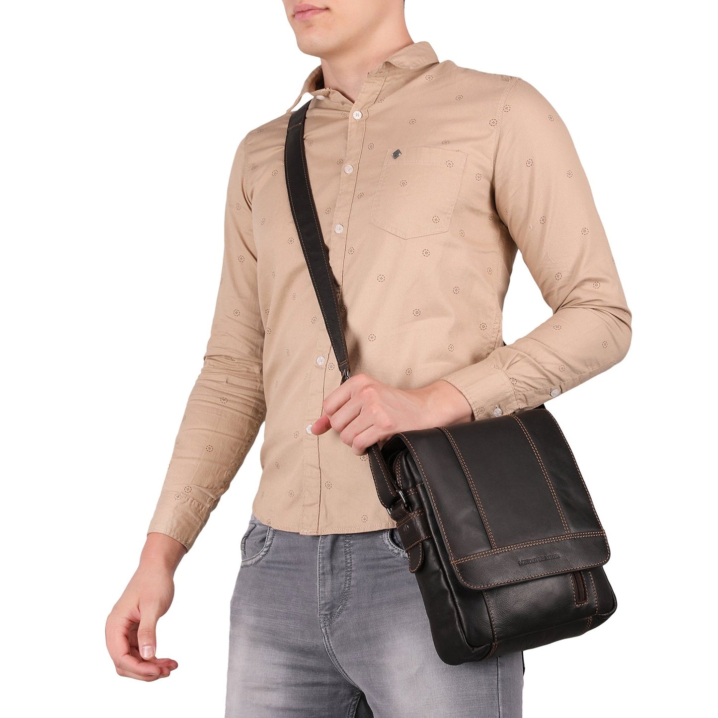 Boulder Messenger Bag Brown