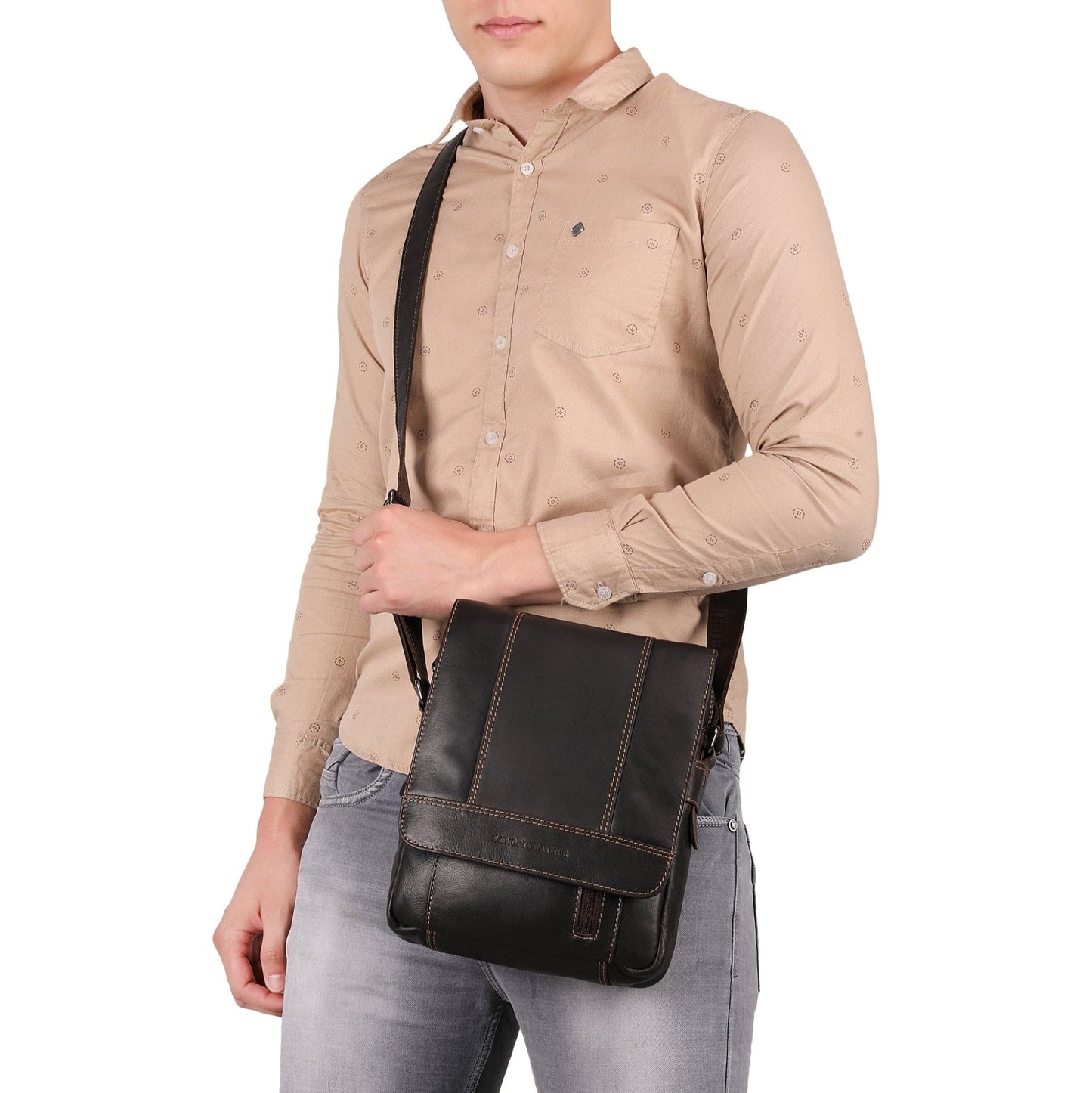 Boulder Messenger Bag Brown