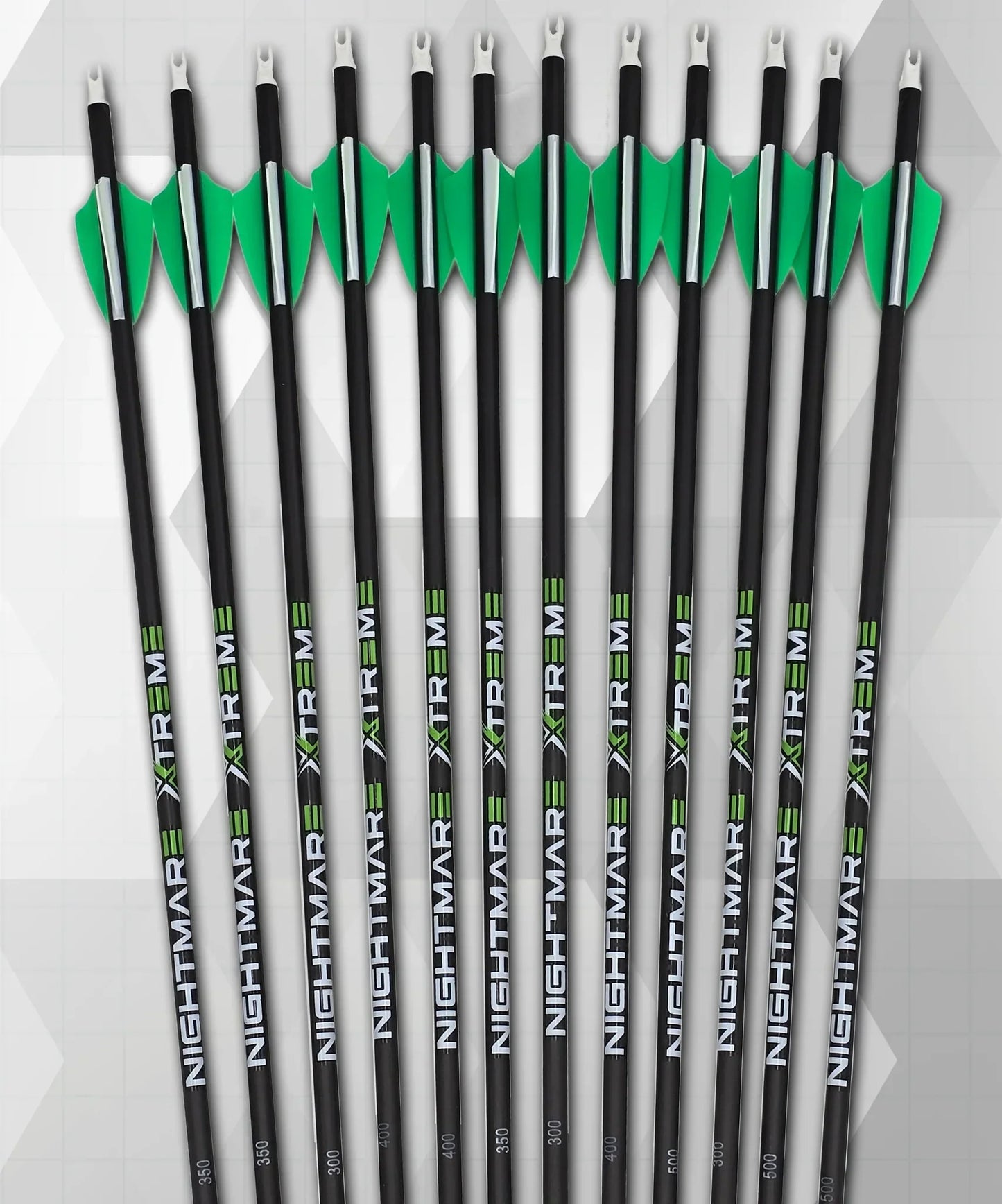 Nightmare Xtreme 2.0 300 / 350 / 400/ 500 spine Arrow 12/Pack Fletched
