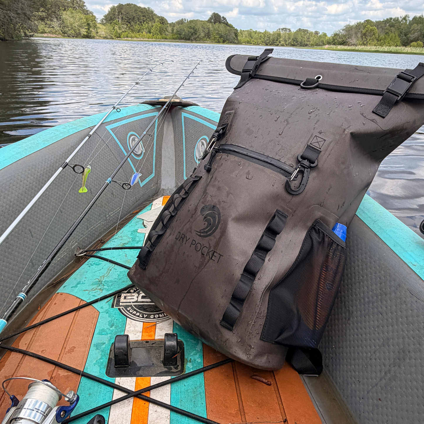Waterproof Floating Backpack Dry Bag - Olive Night