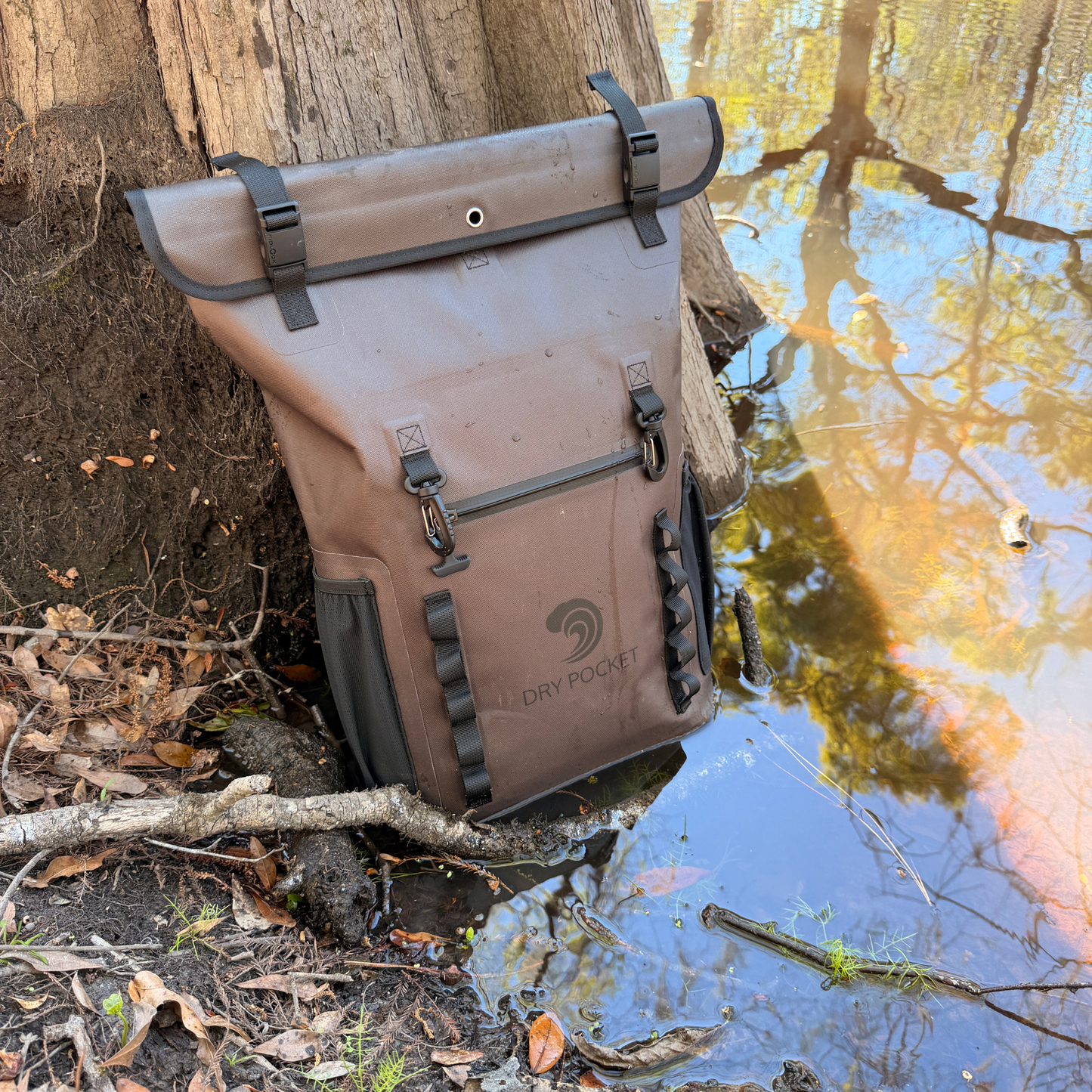 Waterproof Floating Backpack Dry Bag - Olive Night