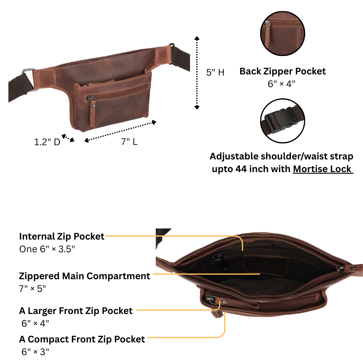 Osaka Belt Bag Chestnut