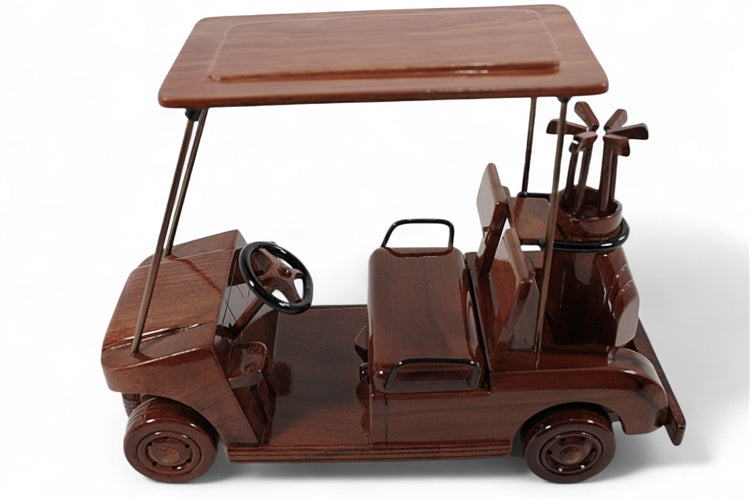Golf Cart with Clubs